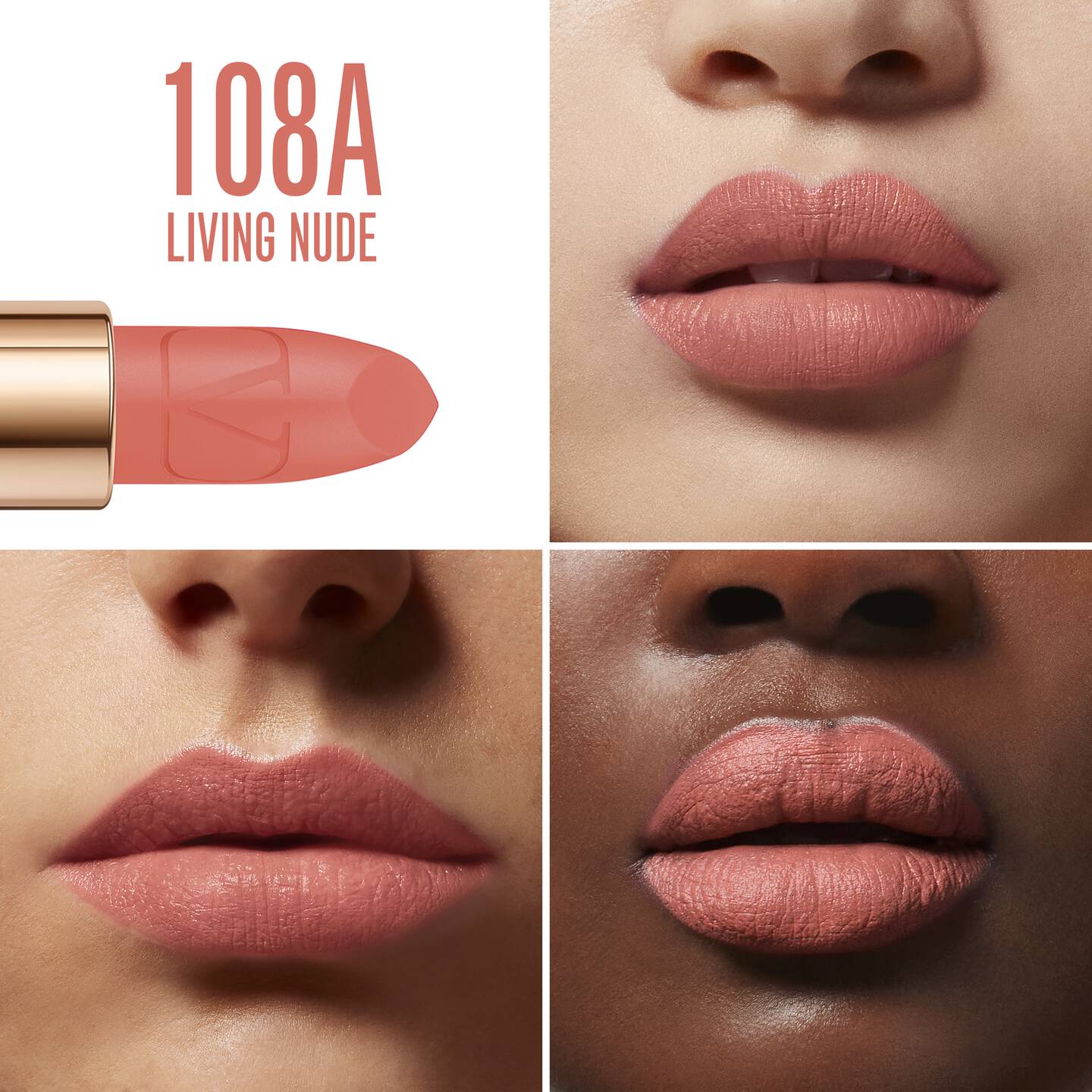 LABIAL VALENTINO RECARGABLE-108A Mate