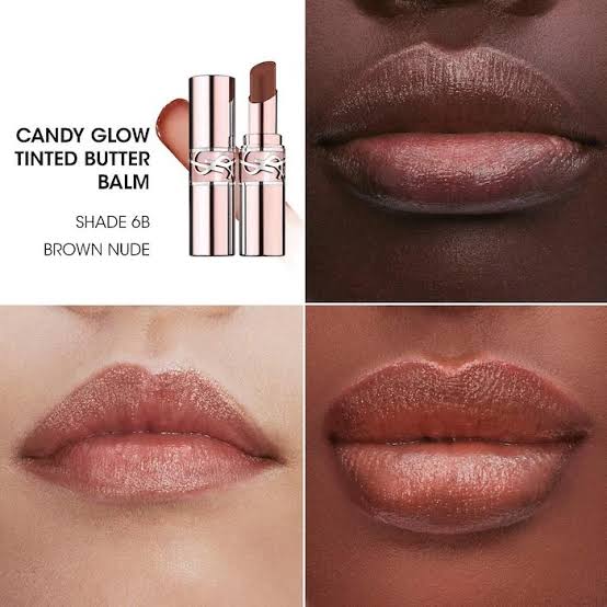 YSL Candy Glow Tinted Butter Balm- 6B Nude Pleasure